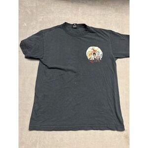 Vintage Queen Band Crest Logo Black T Shirt Size medium